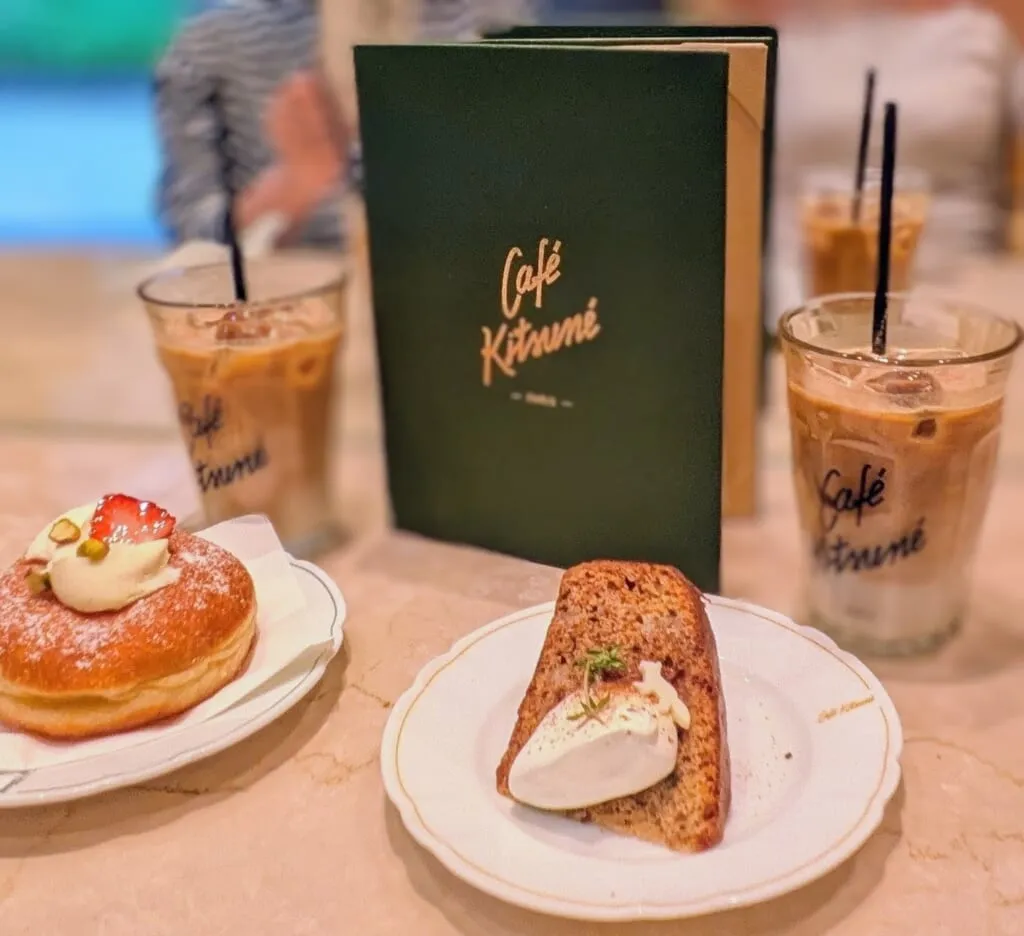 大阪「Café Kitsuné」スイーツとドリンク
