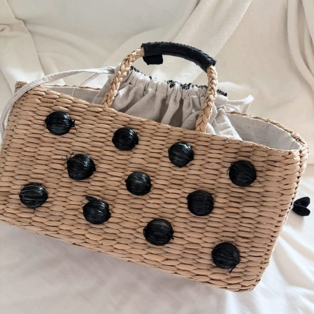 ROOTOTE　かごバッグ　ドット