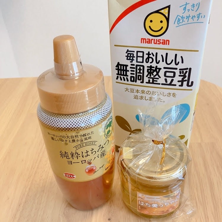 豆乳　はちみつ