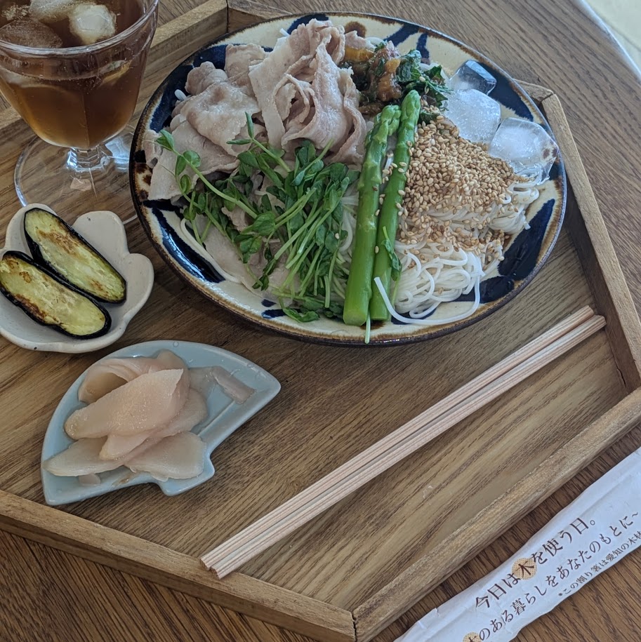 豚しゃぶ素麺　コポオリジナル　お昼ごはん