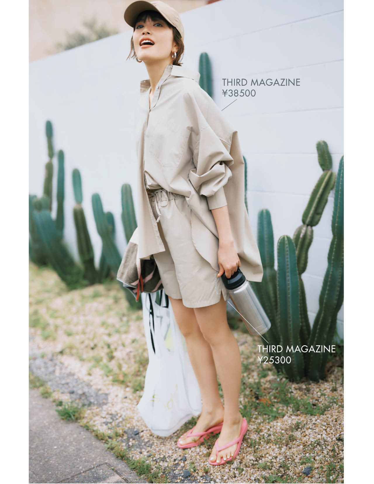 垣内彩未さんTHIRD MAGAZINEの水着コーデ