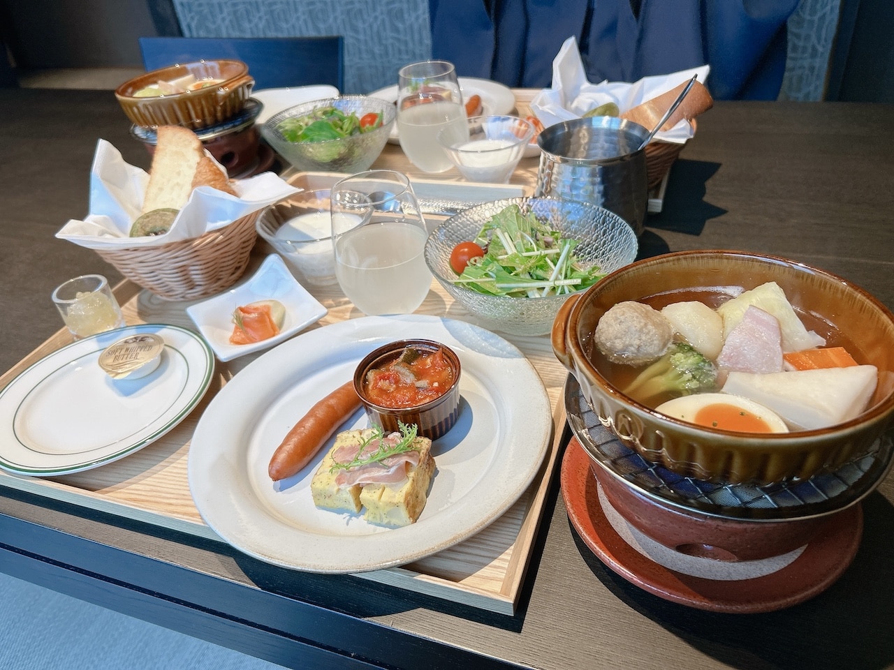 「界 草津」の朝食（洋食）