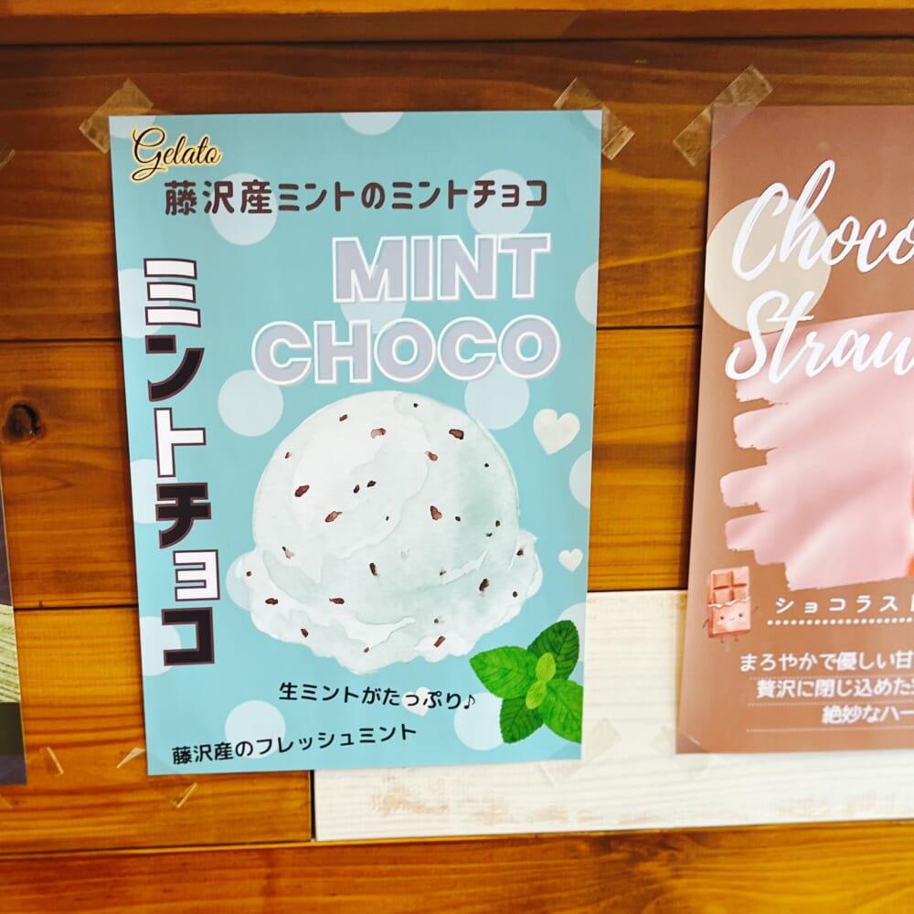 Splen Coffee SHONAN 藤沢産ミントのミントチョコジェラート