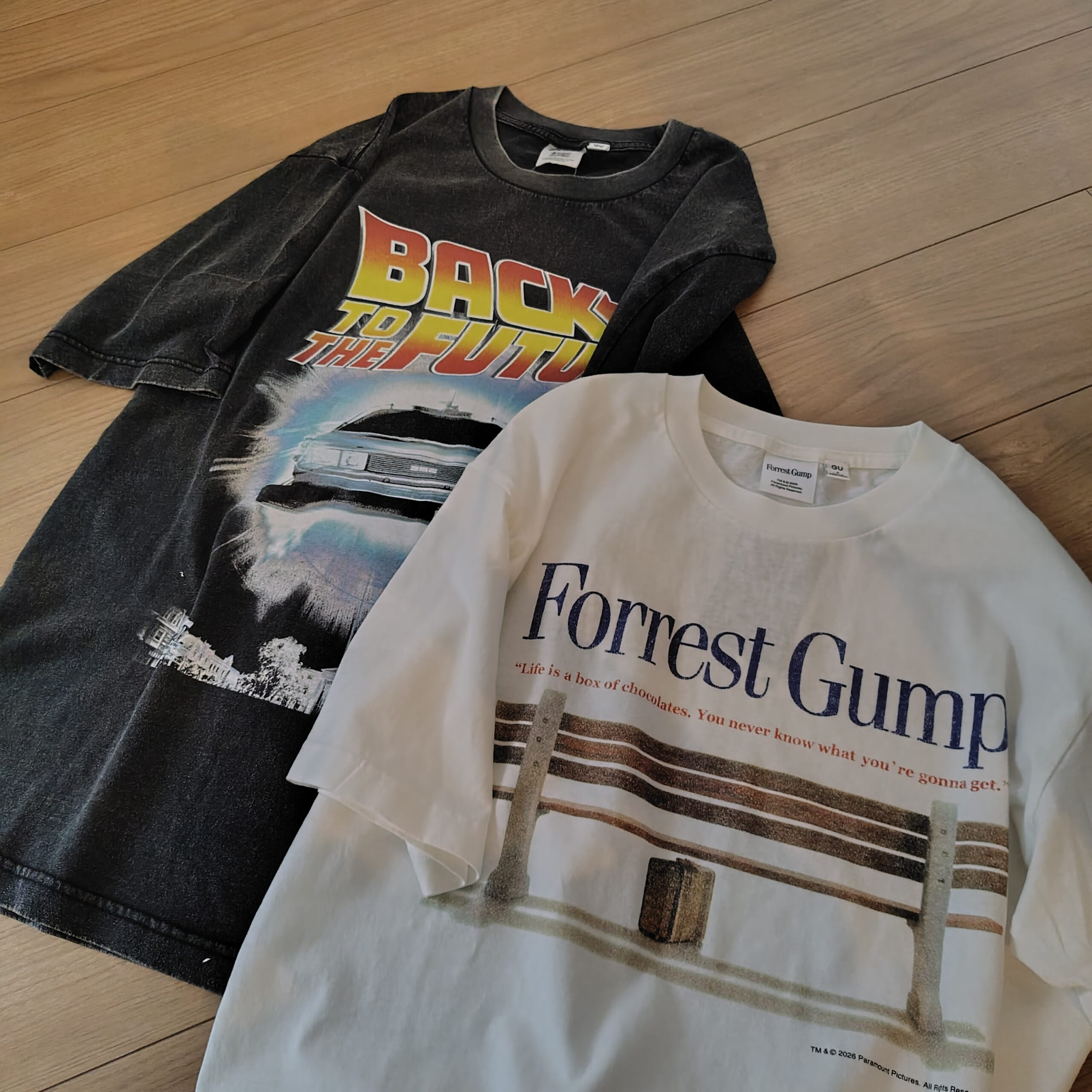 GU「ウォッシュドグラフィックT」