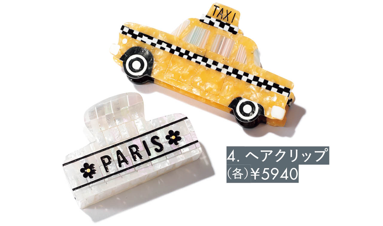 ヘアクリップ(各) ¥5940