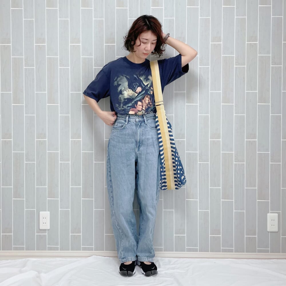GU　グラフィックTシャツ　バットマン　無印良品