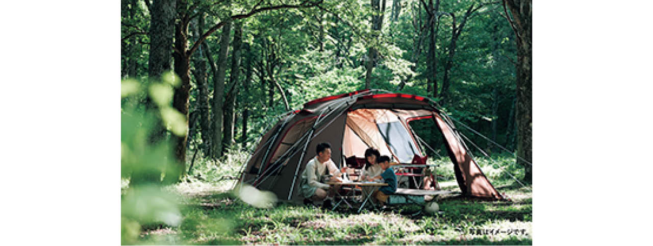 1泊2日の「手ぶらCAMPプラン」