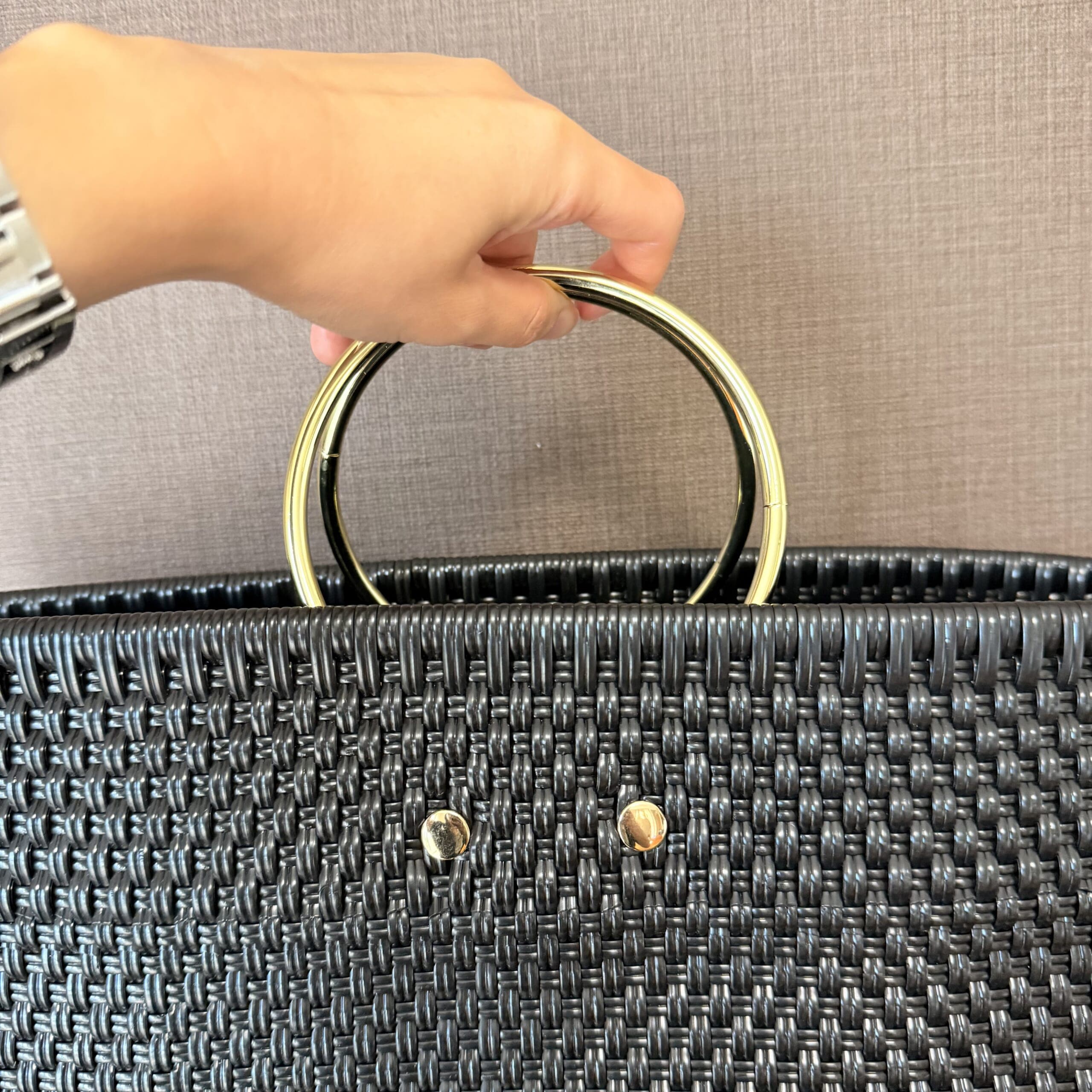 Deuxieme Classe】VELETTO RING TOTE｜モードな辛口カゴバッグを購入