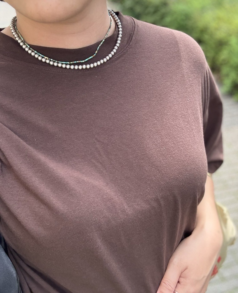 H&M MOVEシリーズのオーバーサイズフィット スポーツ Tシャツ（スタイリスト徳永千夏さん紹介）アップ写真