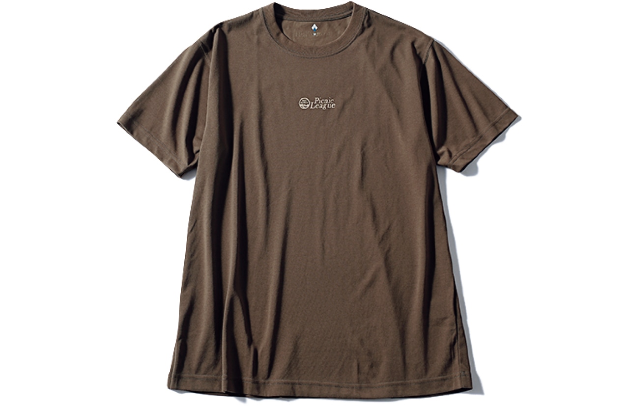 20th Anniv. LEE限定 mont-bell(モンベル)【洗える】【LEEマルシェ20th別注】Picnic LeagueミニロゴWIC.T