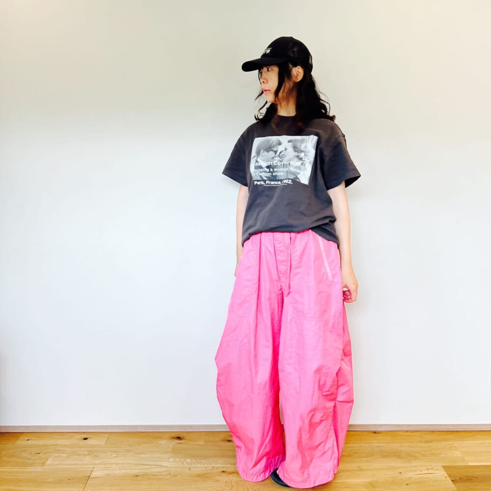 Curensology カレンソロジー 「LIFE PICTURE COLLECTION」別注SLTシャツ(ヨコ)
ナイロンジップカーゴパンツ