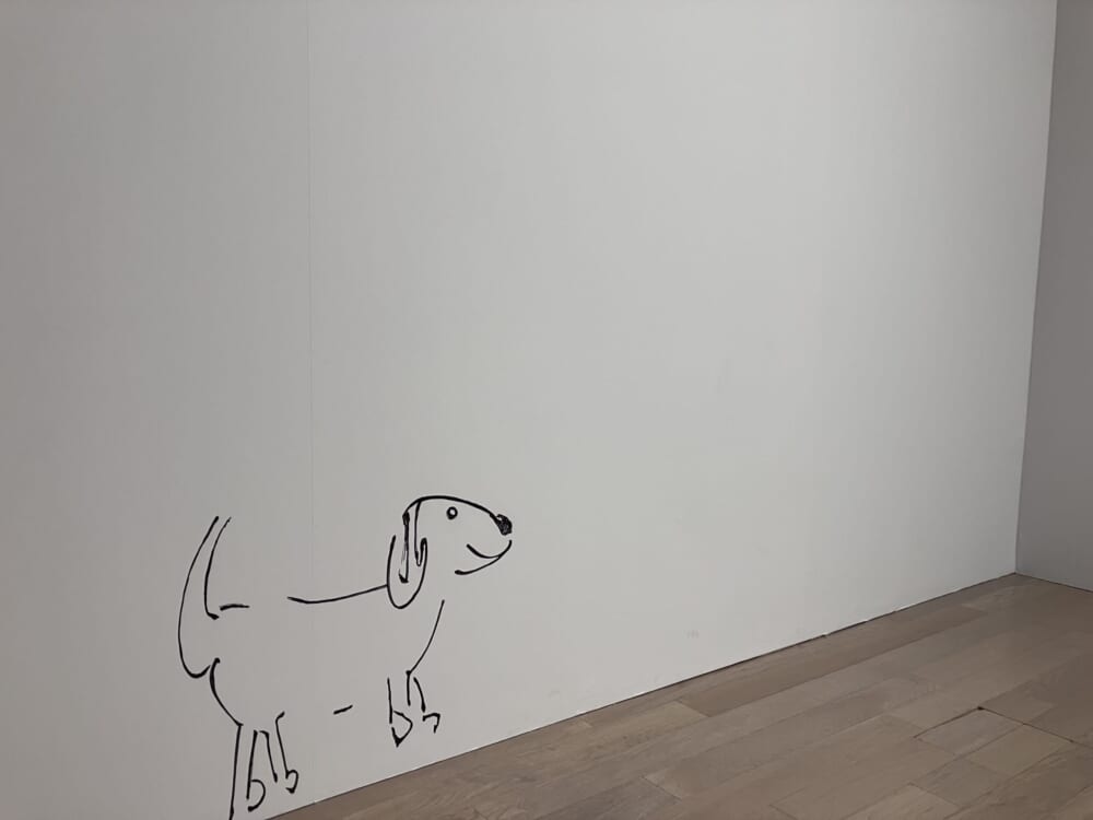 ピカソ meets ポール・スミス 犬の絵