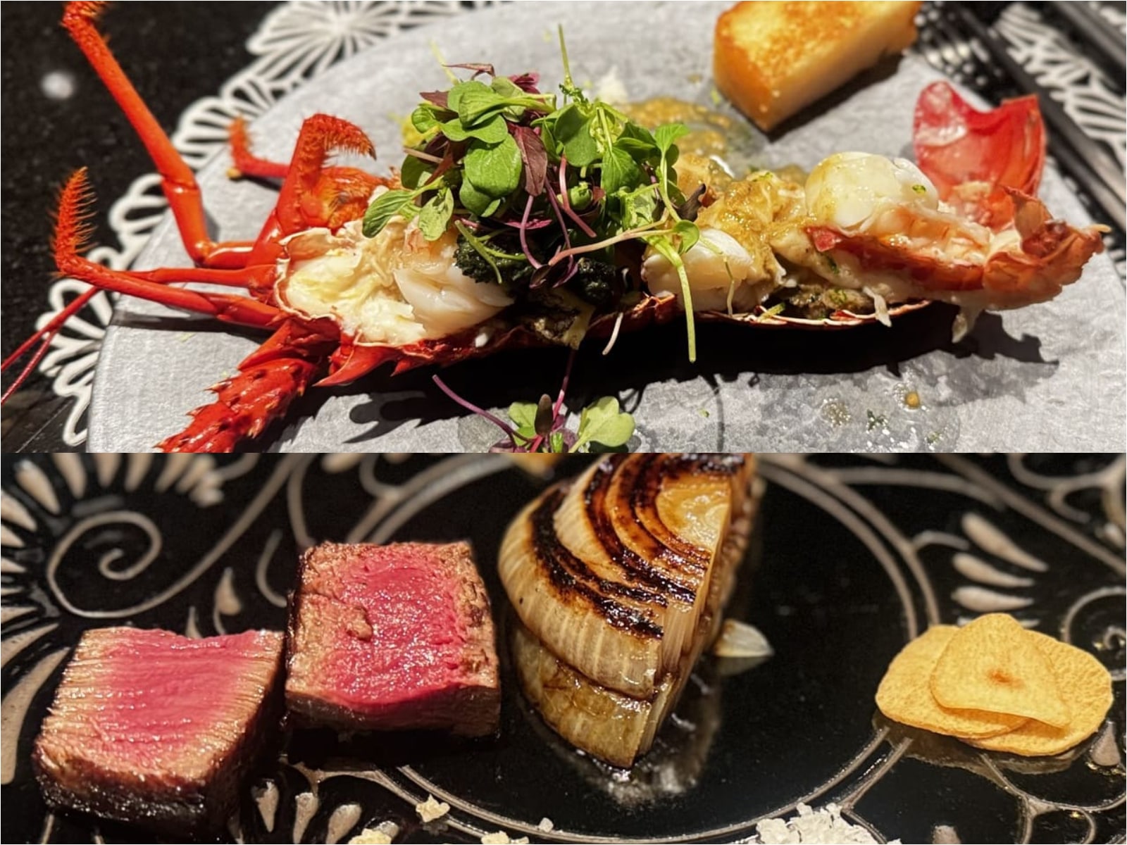 沖縄ハーバービューホテル 鉄焼き 魚と肉料理