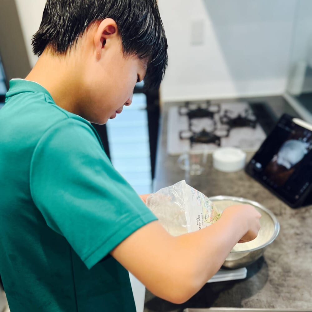 ピザ 手作り 生地 小6息子