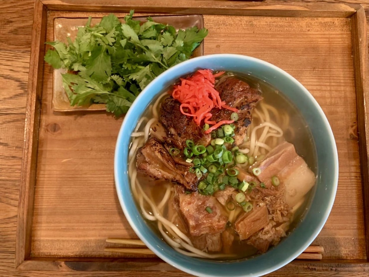 「OKINAWA SOBA EIBUN」メニュー