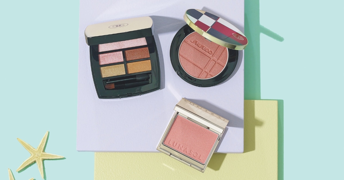 ポイントメイク大賞 受賞3品 シャネル・SHISEIDO・ルナソルのアイシャドウとチーク
