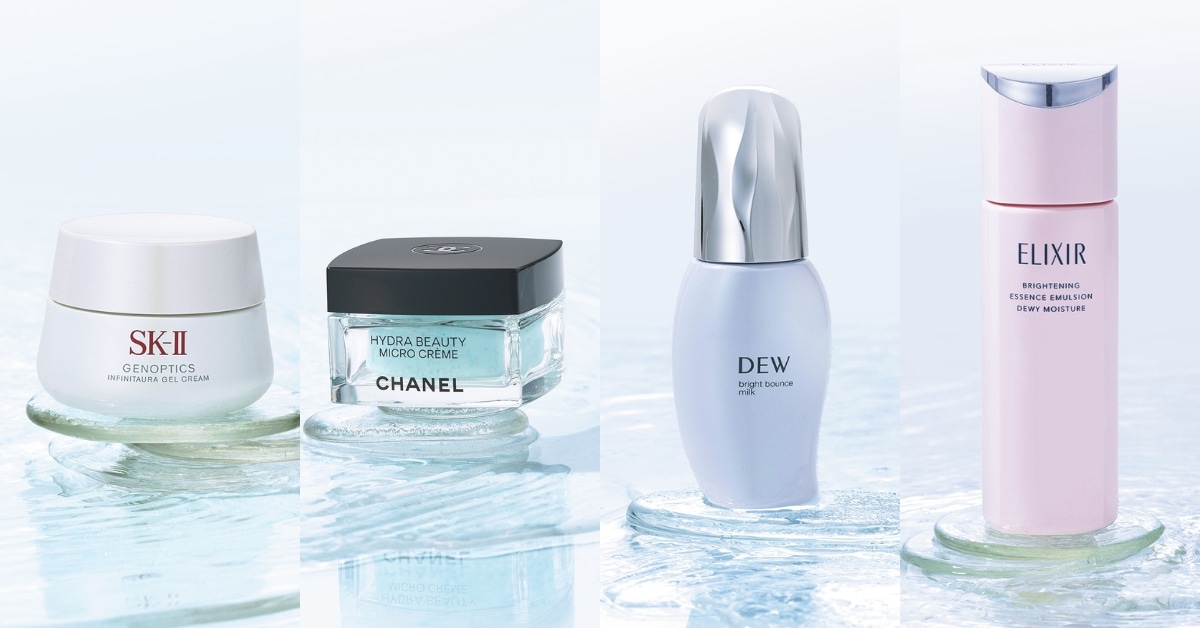 乳液・クリーム大賞 受賞4品 SK-II・シャネル・DEW・エリクシールの乳液とクリーム
