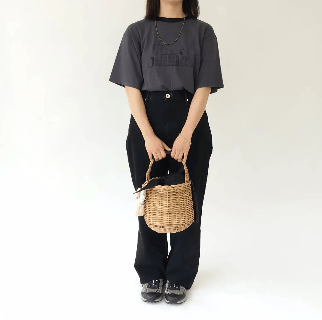 【Americana×LEEマルシェ20th別注】スヌーピーTシャツ