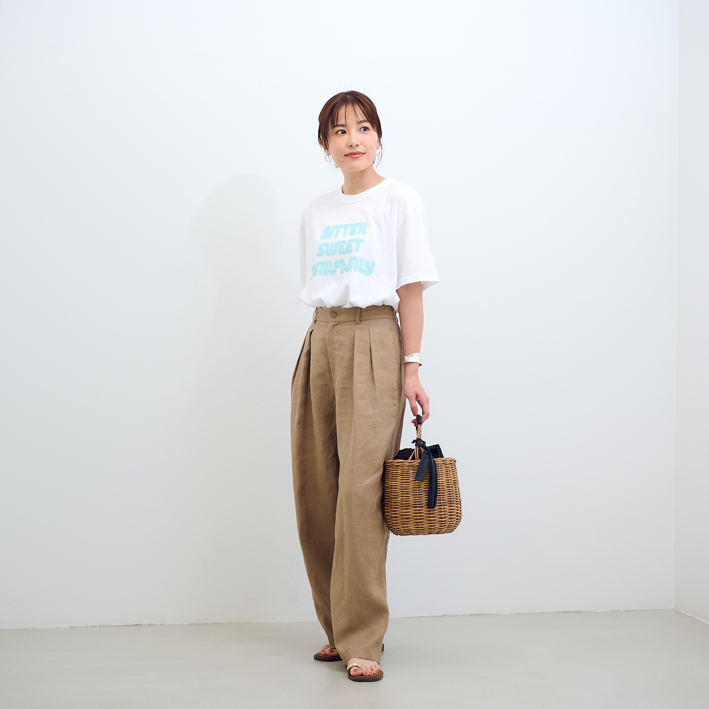 12closet【洗える】ヨーロピアンリネンワイドタックパンツはこちら