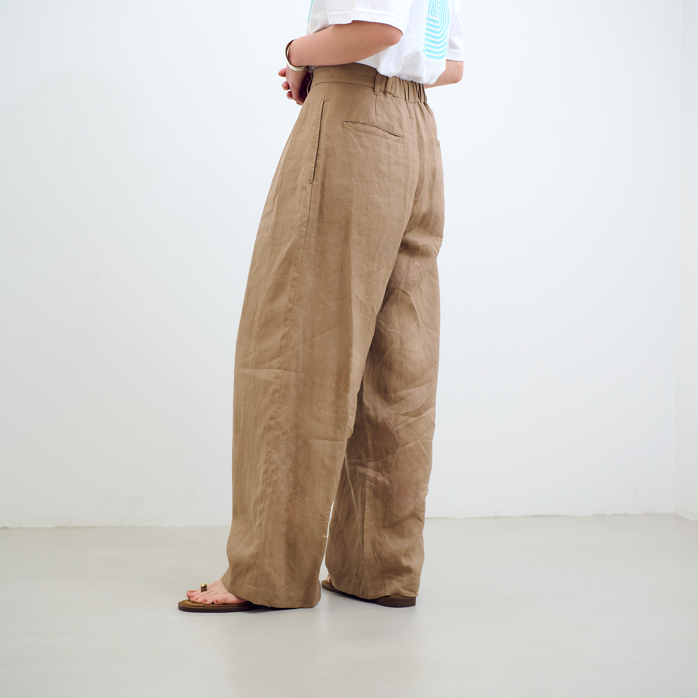 12closet【洗える】ヨーロピアンリネンワイドタックパンツはこちら