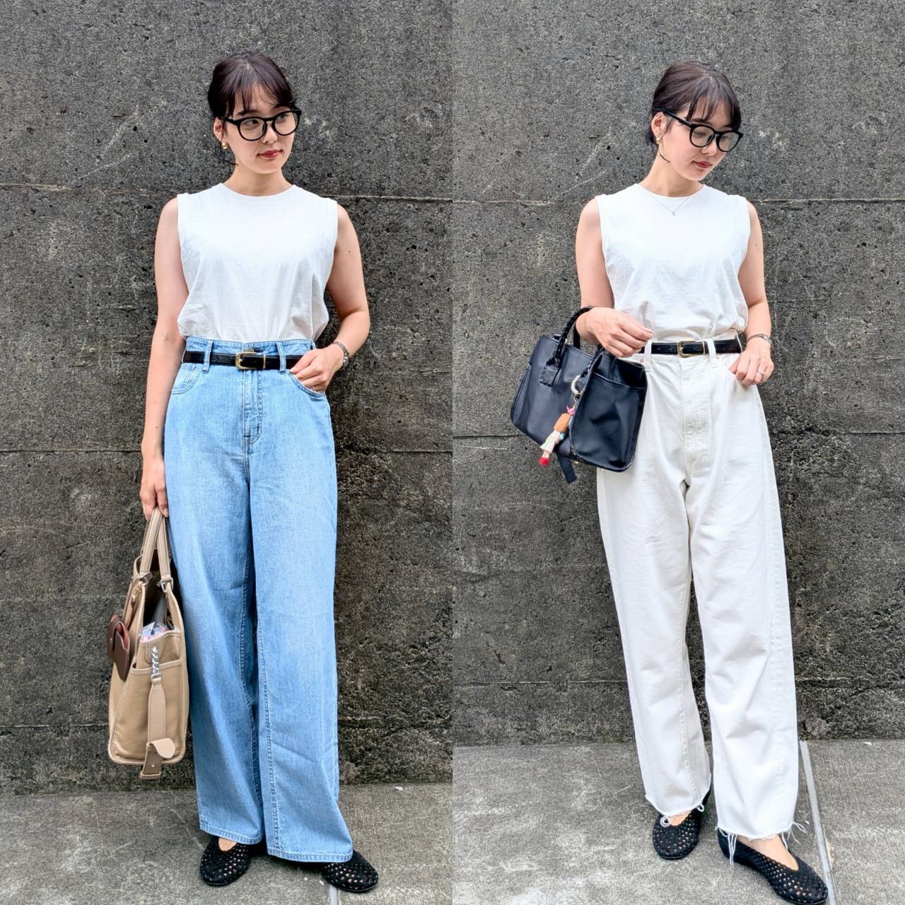 デニム履き比べ 夏デニム 大人デニム