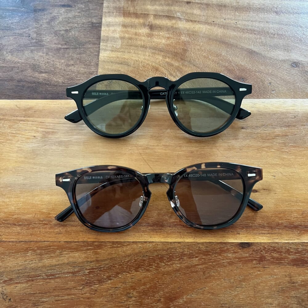 無印良品　夏　小物　サングラス