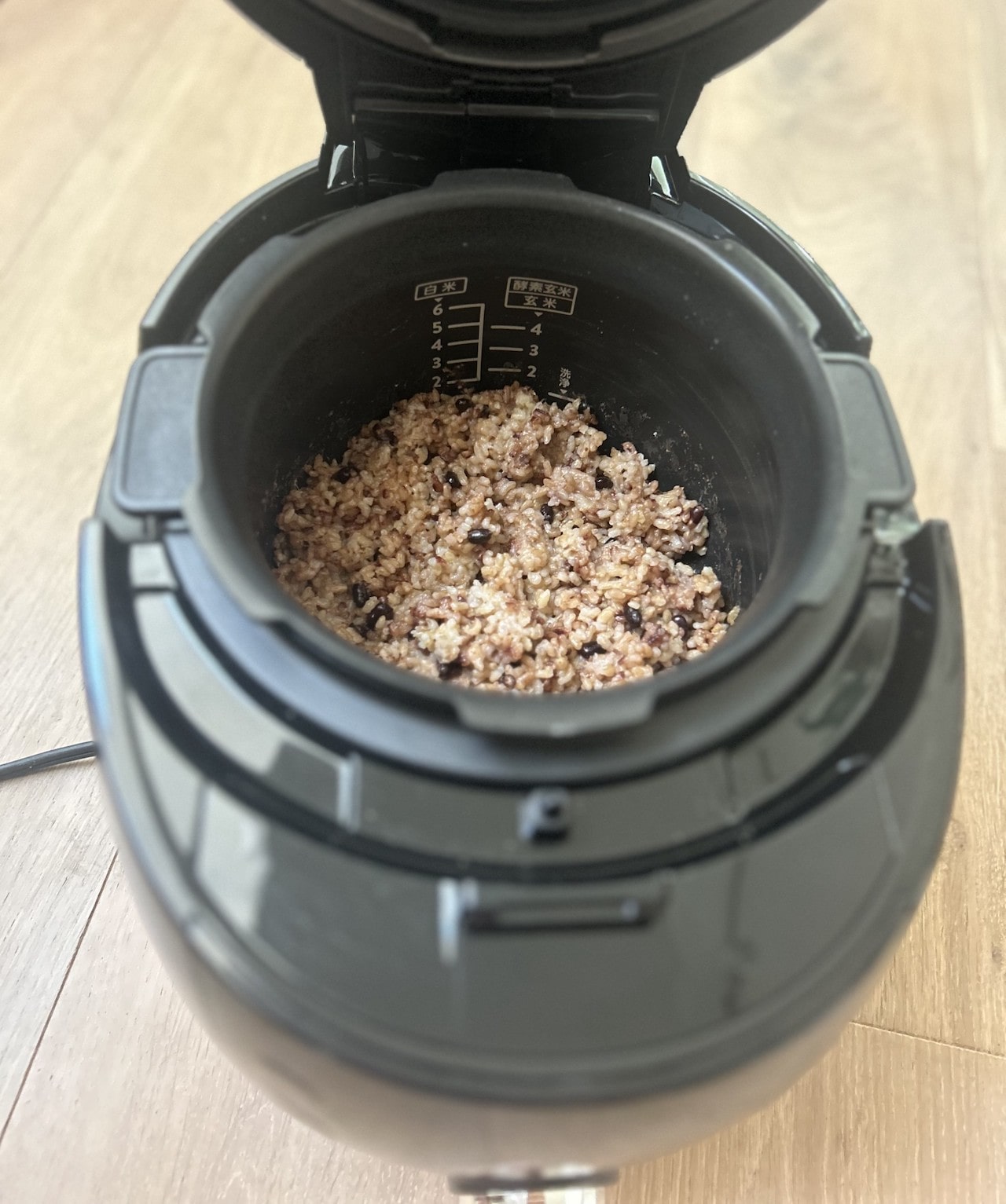 酵素玄米炊飯器「Labo炊飯器」炊き上がり
