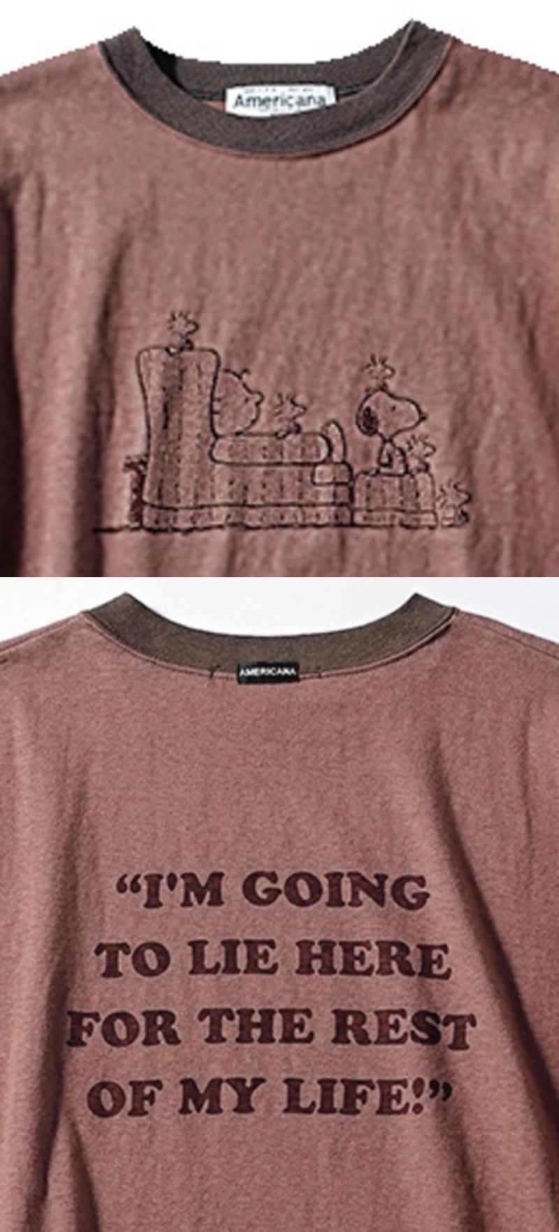 LEEマルシェ別注 スヌーピー PEANUTS アメリカーナ