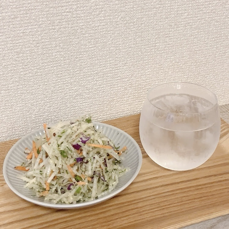 大根粉チーズサラダ 天孫降臨