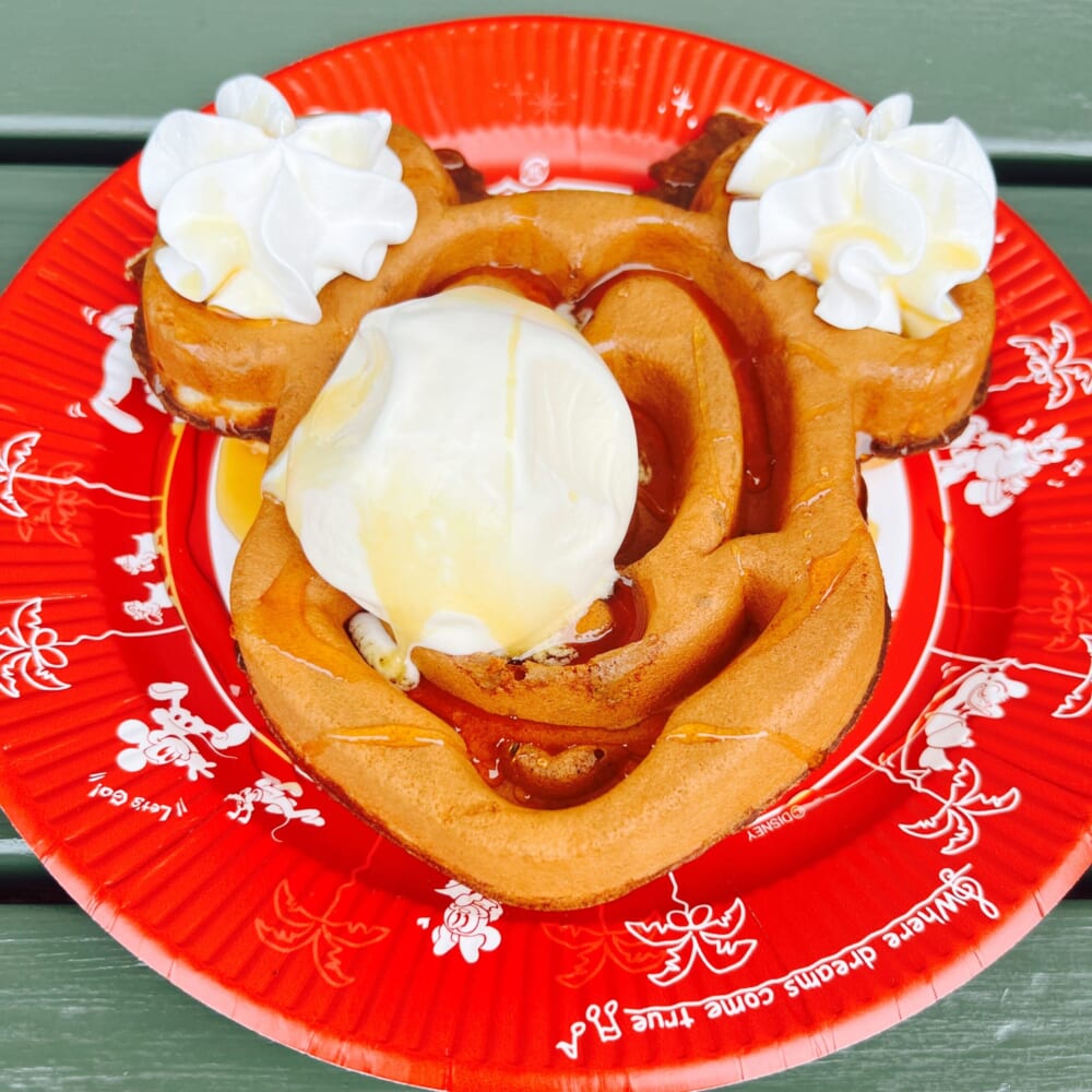 ディズニーランド アプリ ミッキーワッフル