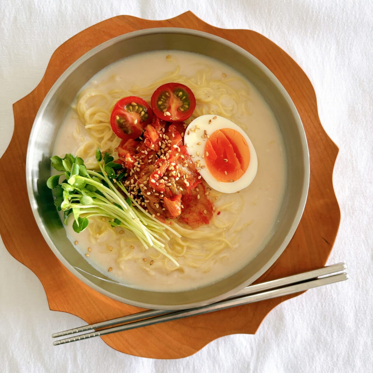 カルディ コングクス 冷やし豆乳麺