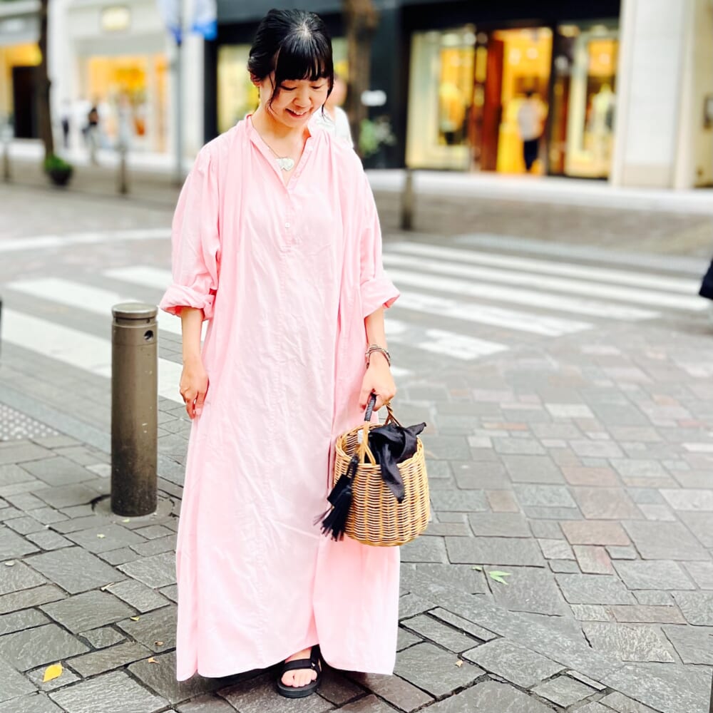 Strawberry Dye Kaftan Dress Ron Herman×TEN
The Bagmati (バグマティ)【LEEマルシェ20th別注】 LEE100人隊コラボ・ 2色内袋付きかごバッグ
