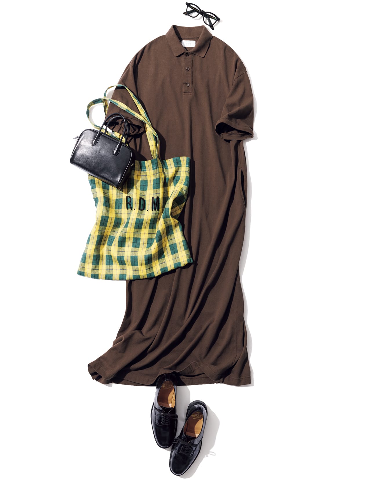 12closet ポロワンピースのコーデ