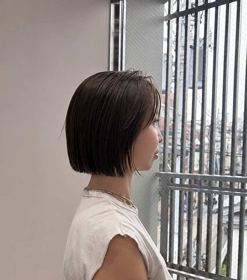 ライター川口ゆかりさんのショートボブ