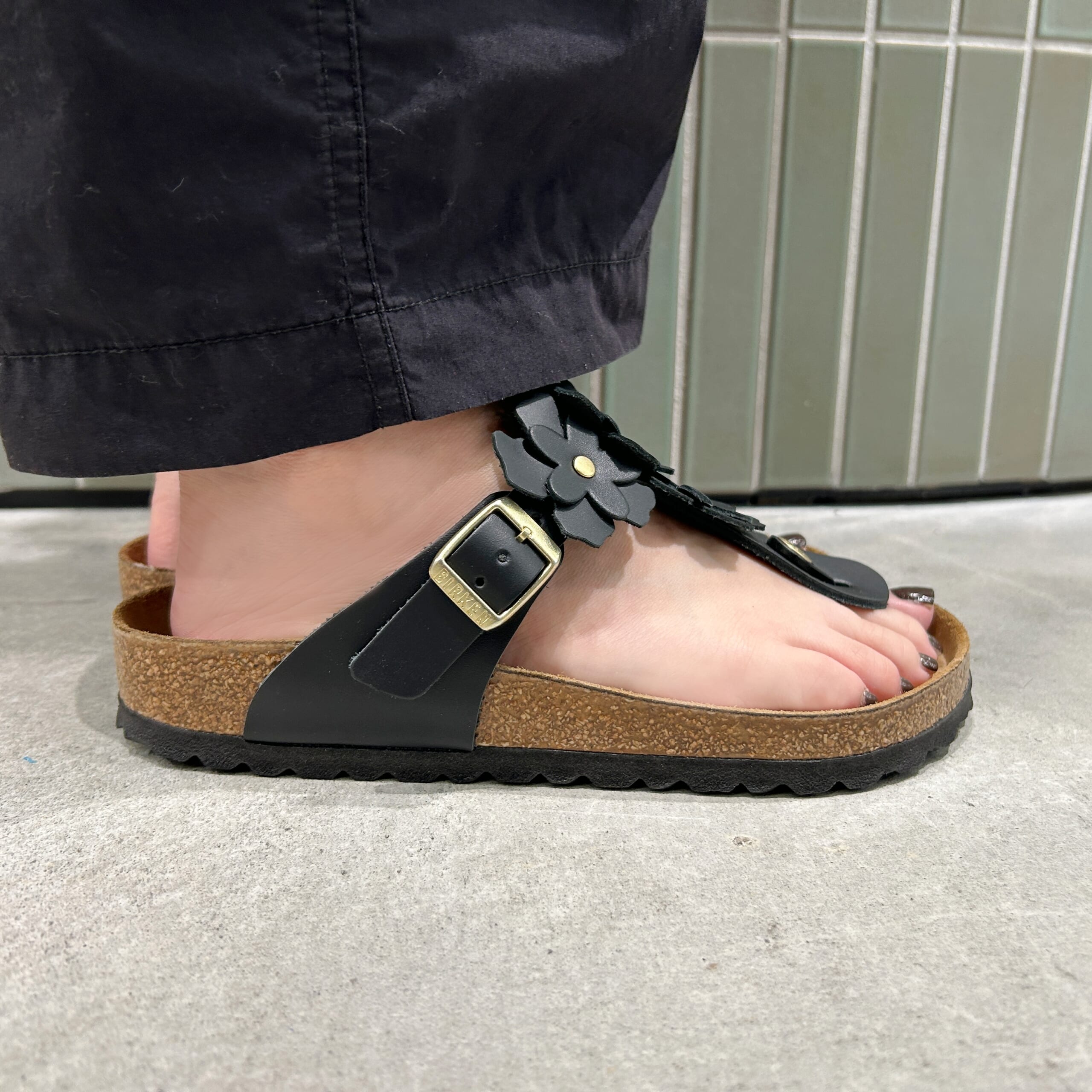 ビルケンシュトック サンダル ギゼ フラワー 試着