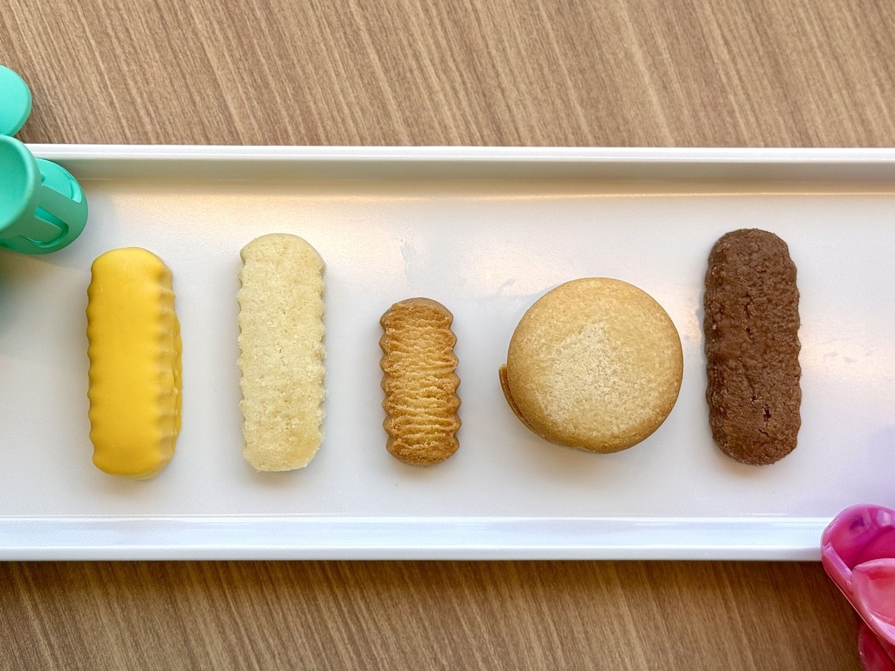 ちんすこう5種横並び