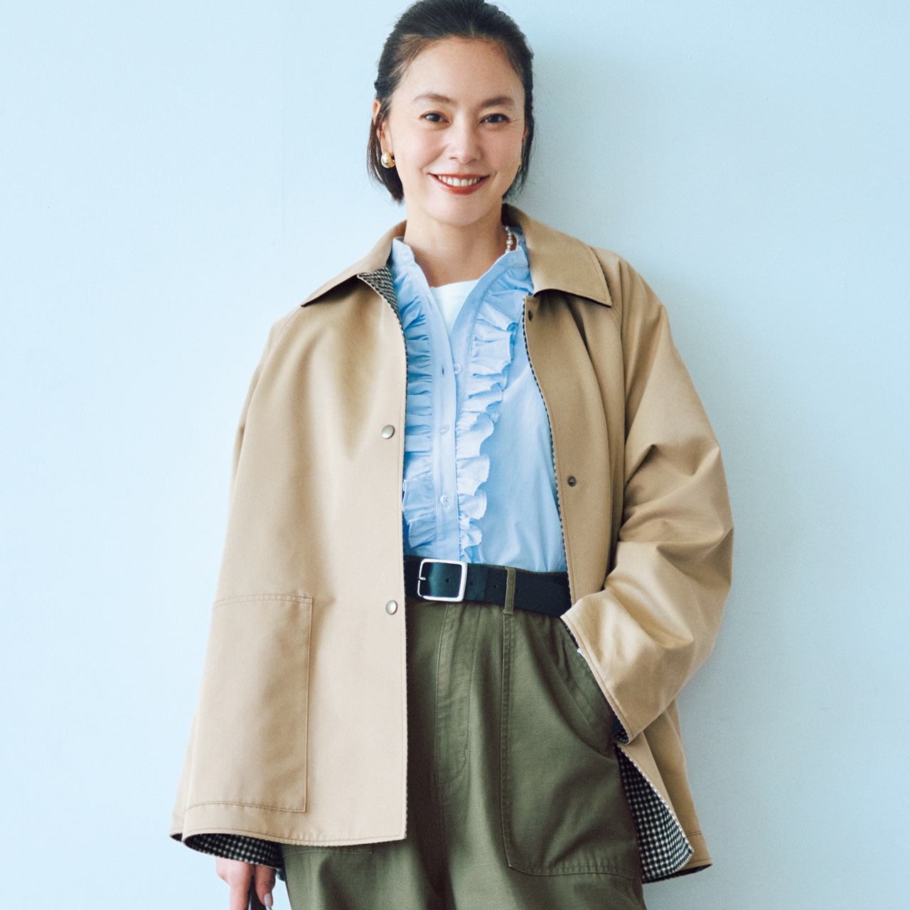 20th Anniv. LEE限定 TICCA（ティッカ）【撥水】【LEEマルシェ20th別注】リバーシブルショートコート