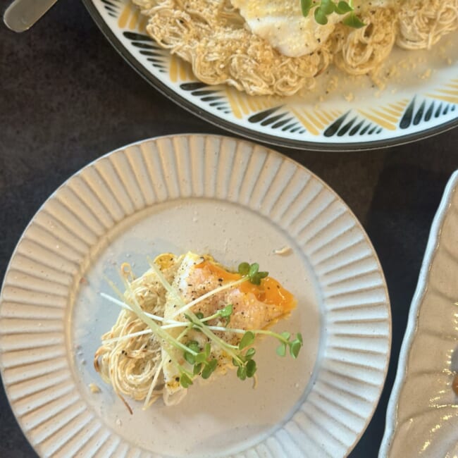 今井亮さんレシピ「そうめんガレット」