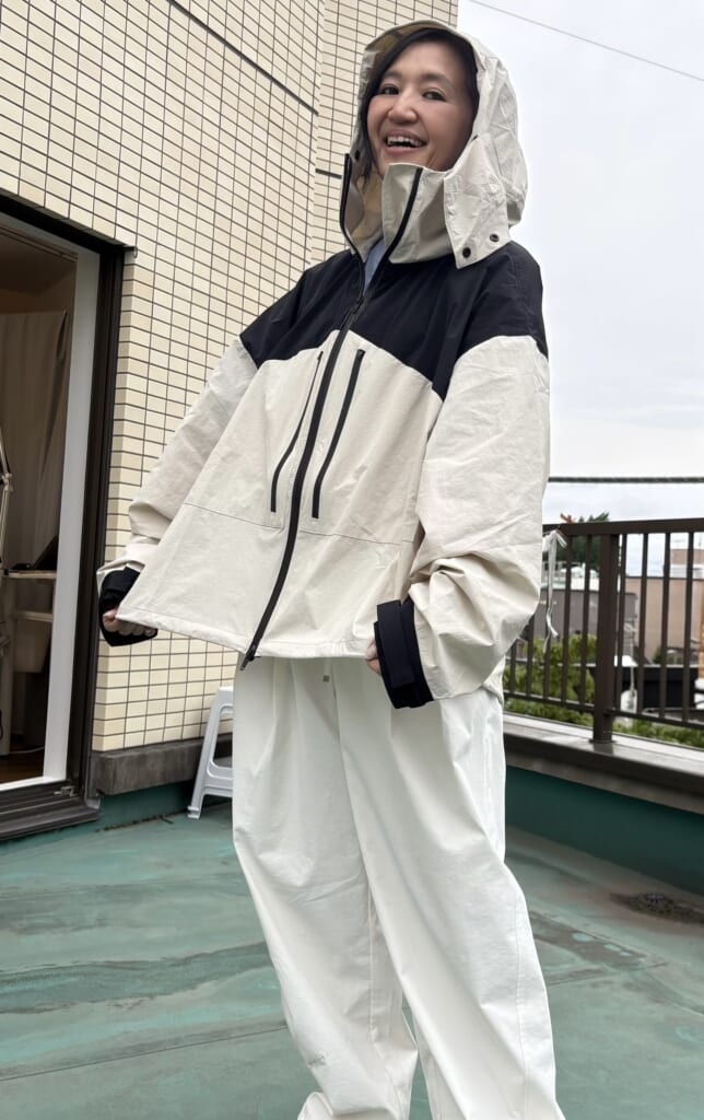 田中マヤ×Day and Grade「絶対焼かないシリーズ」UV撥水パーカー 全4色 ¥17,800/Day and Grade
毛髪診断士 伊熊奈美さん着用