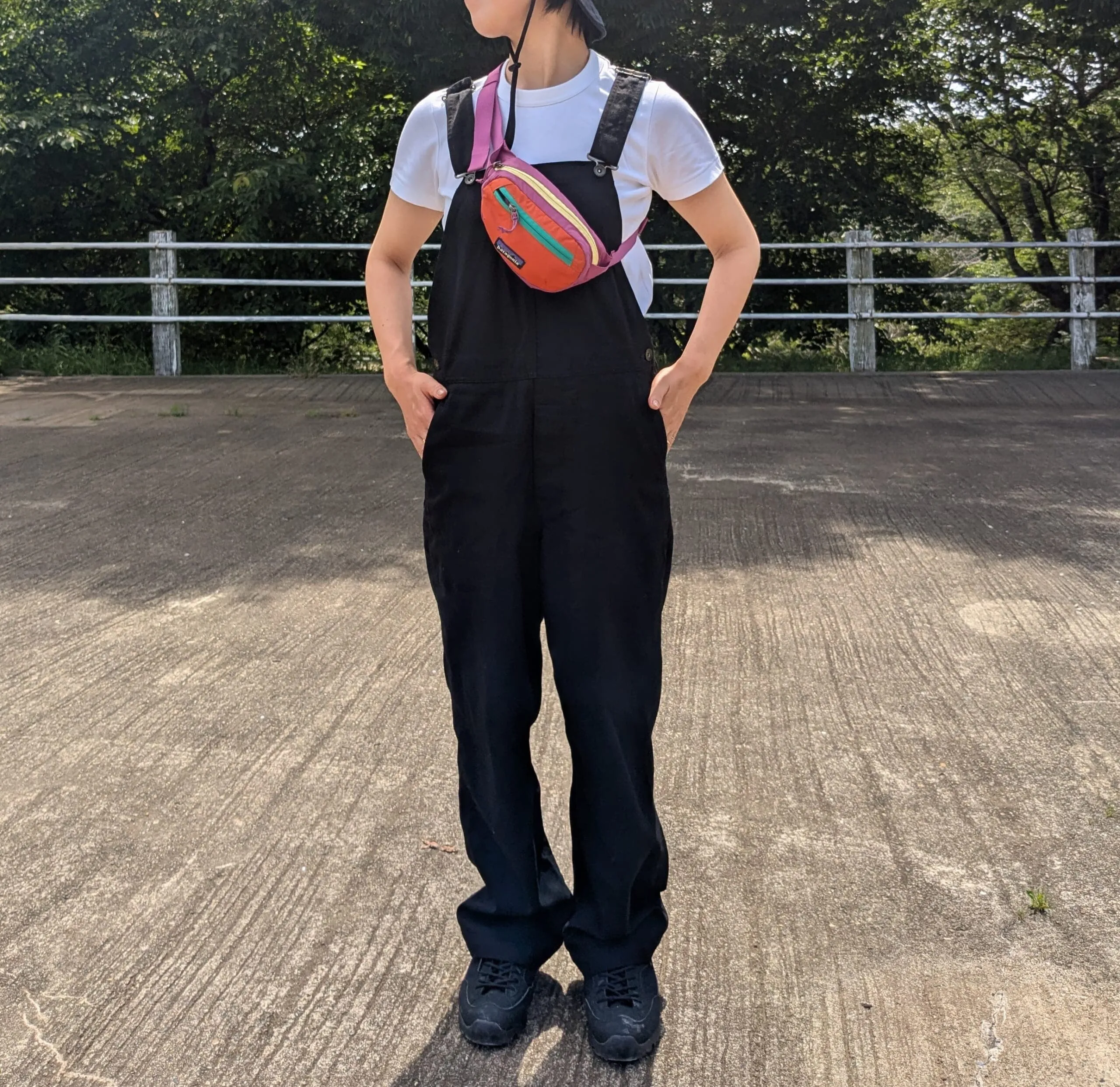 ユニクロ「クルーネックT」のコーデ