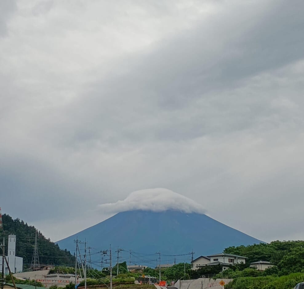 富士山 笠雲