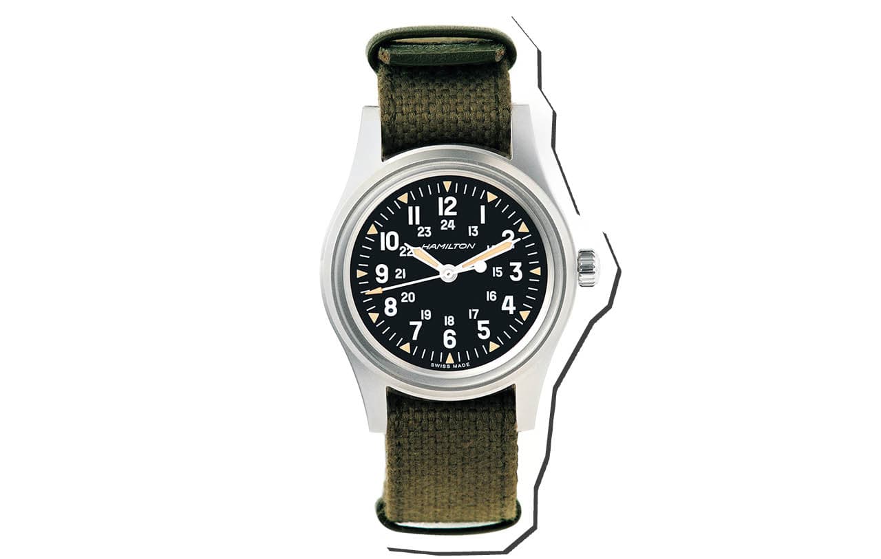 「カーキ フィールド メカ 36MM ジャパン エディション」(36)(1000本限定)¥99000/スウォッチ グループ ジャパン(ハミルトン)