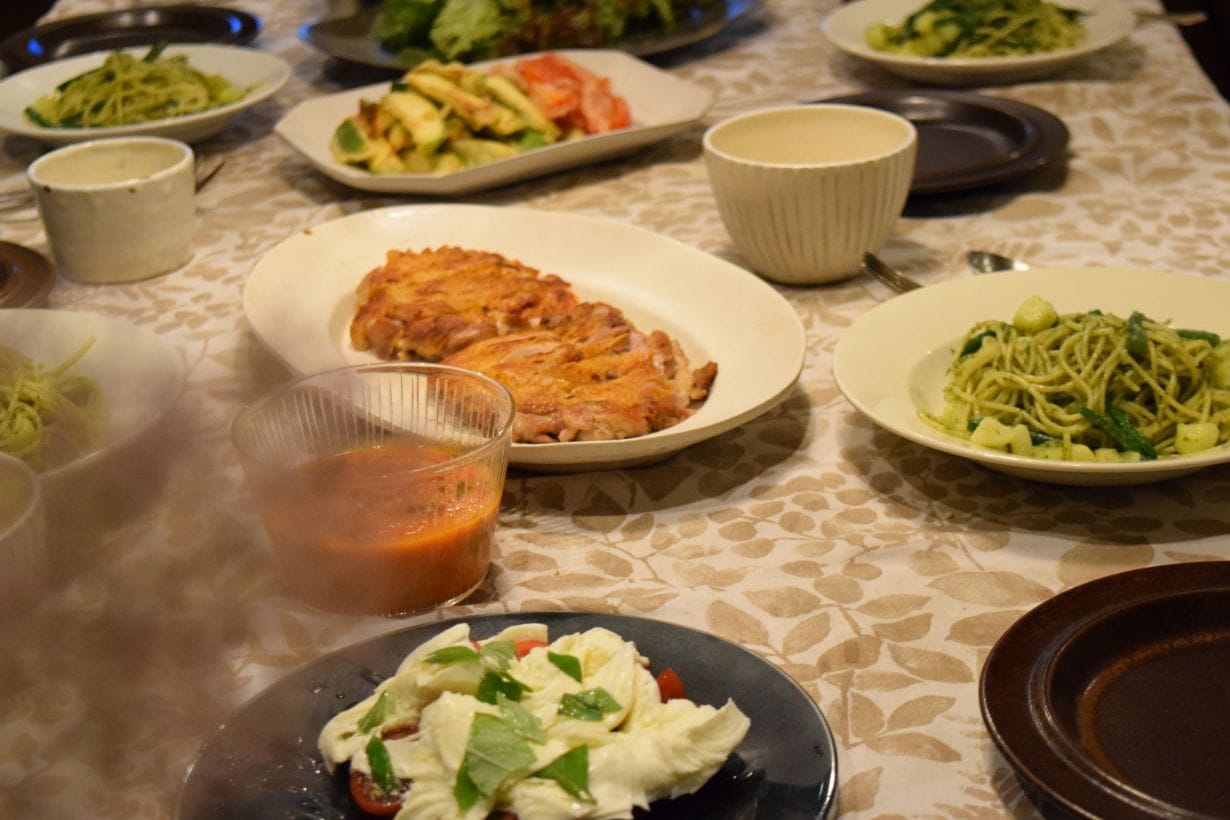 バジルを使った料理