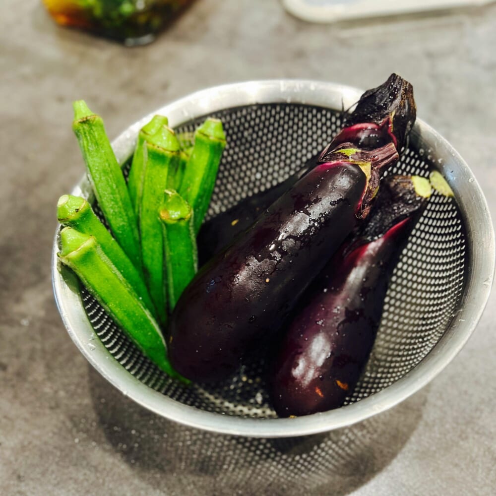つくりおき 夏野菜　だしびたし　長谷川あかり　ナス　オクラ　豚肉