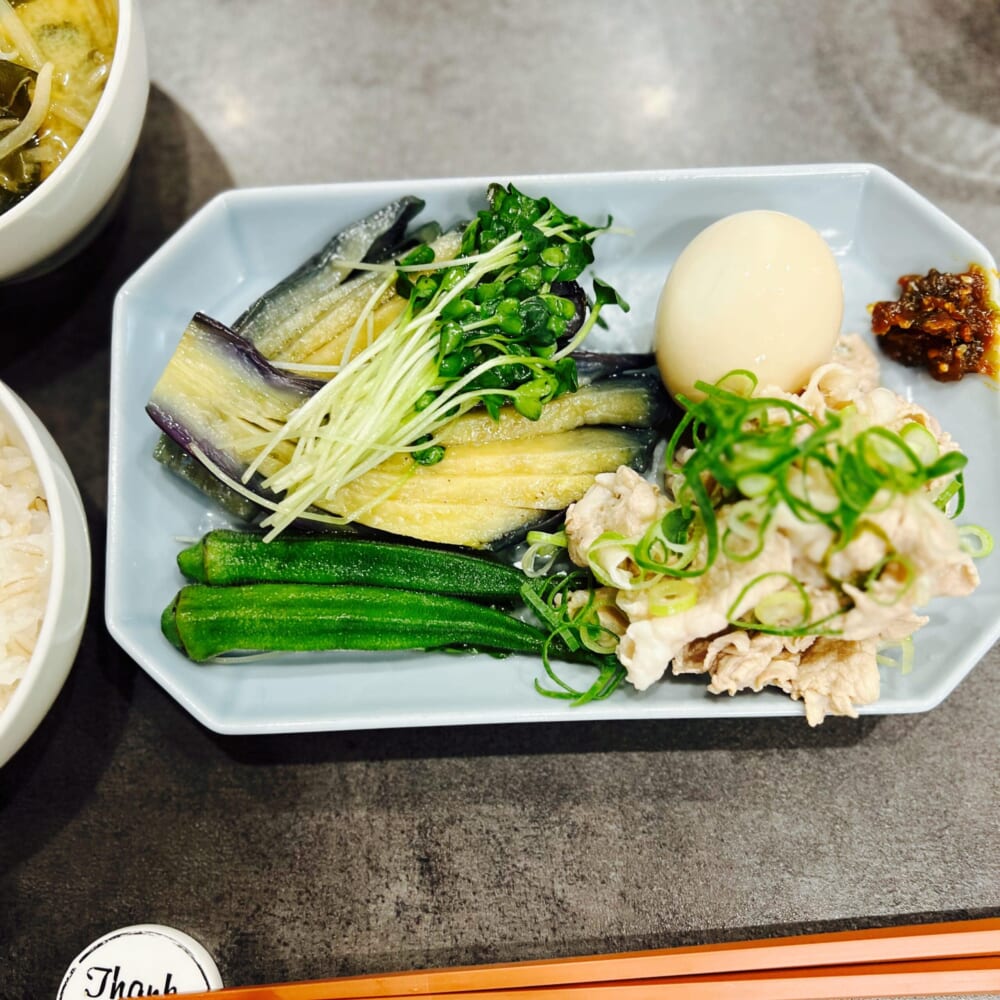 つくりおき 夏野菜　だしびたし　長谷川あかり　ナス　オクラ　豚肉