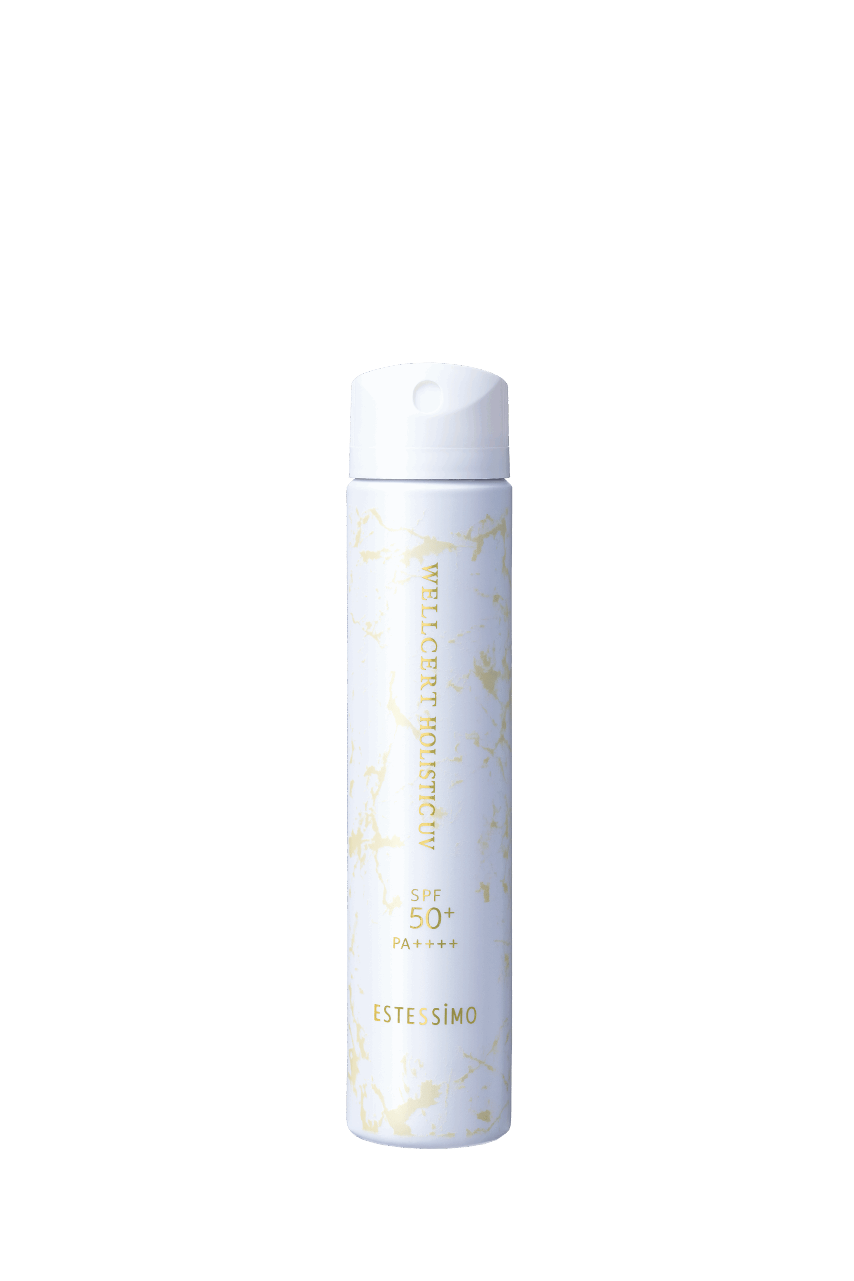 エステシモ ウェルサート ホリスティックUV SPF50+・PA++++・UV耐水性★★  55g  ¥1980／タカラベルモント