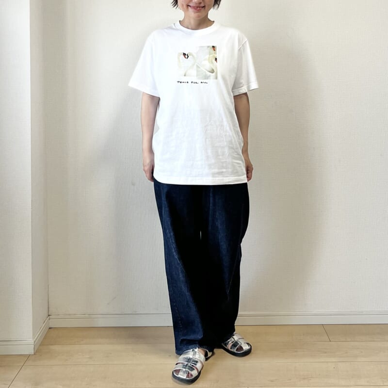 コーディネート ユニクロ UNIQLO 夏コーデ Tシャツ プチプラ