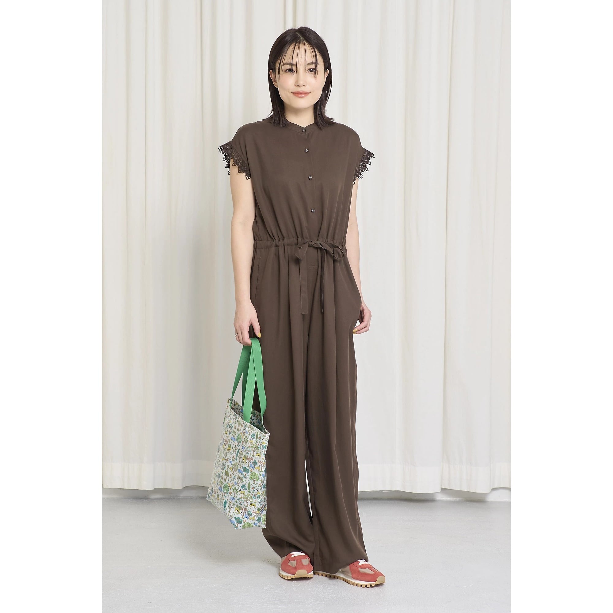 12closet
【DEAR DAYS】【洗える】繊細レーススリーブの落ち感オールインワン
¥23,100