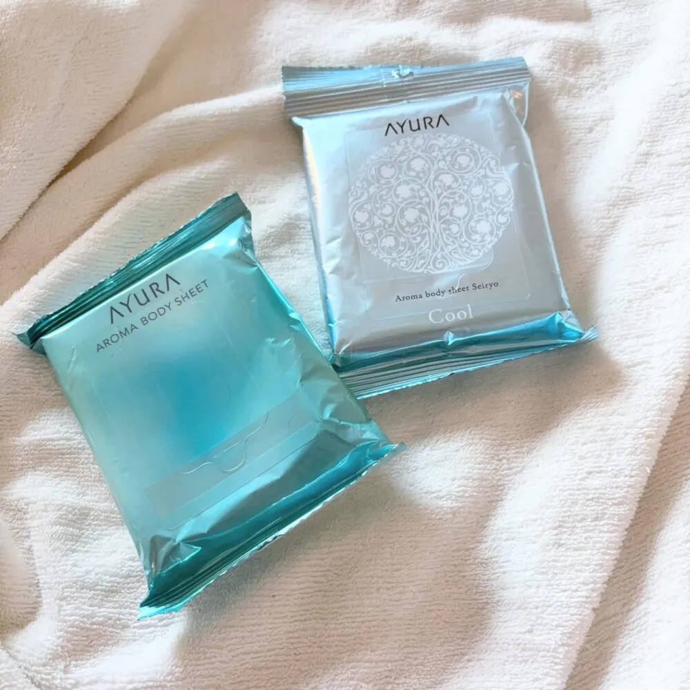 AYURA「アロマボディシート（青涼）」商品