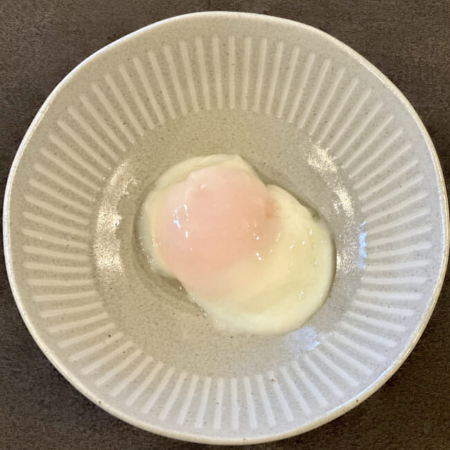 セリアの温泉たまご器